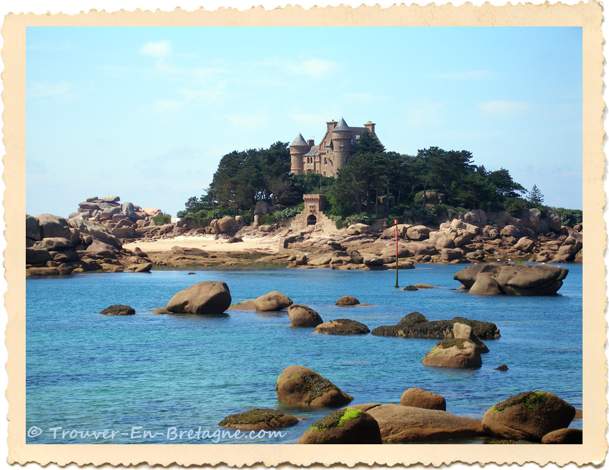 Ploumanach (chateau de Costa�r�s)